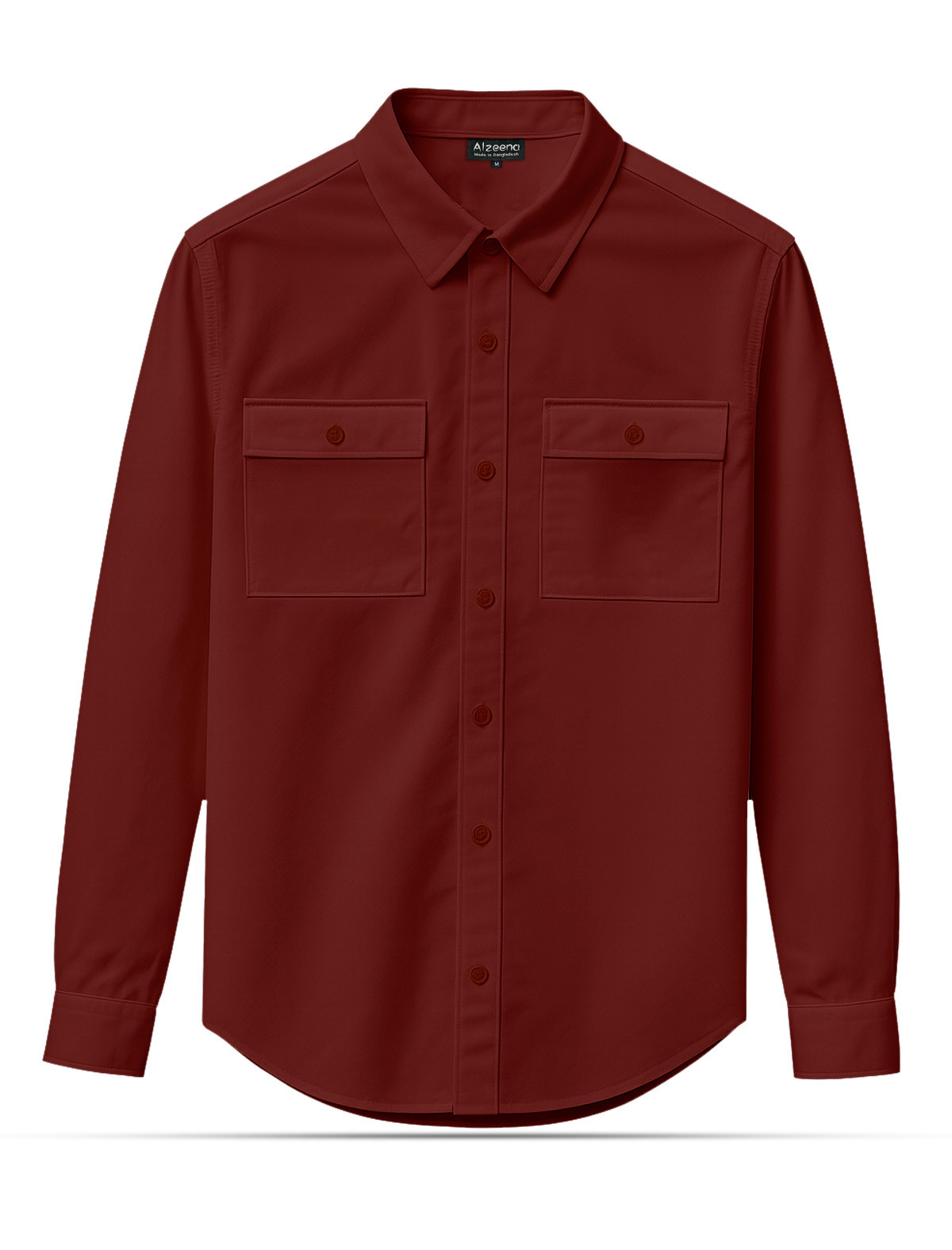 SHT52 Maroon Full Sleeves Shirt