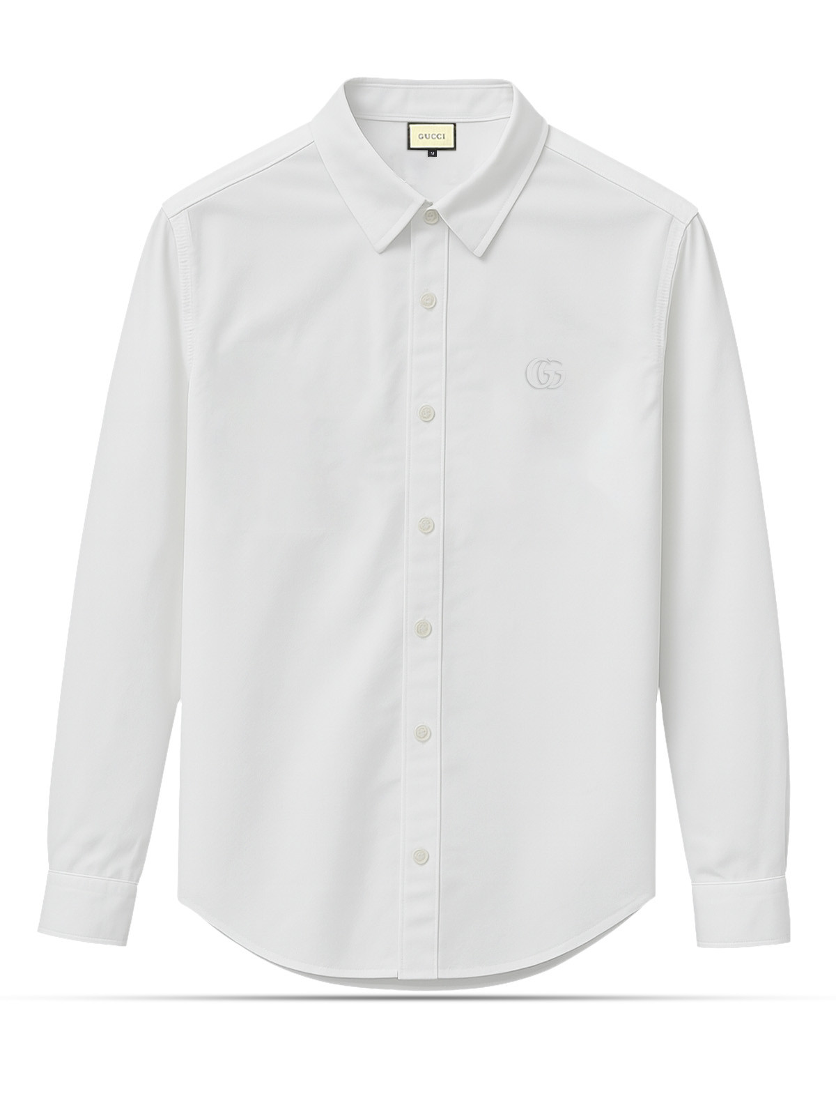 SHT53 White Gucci Full Sleeves Shirt