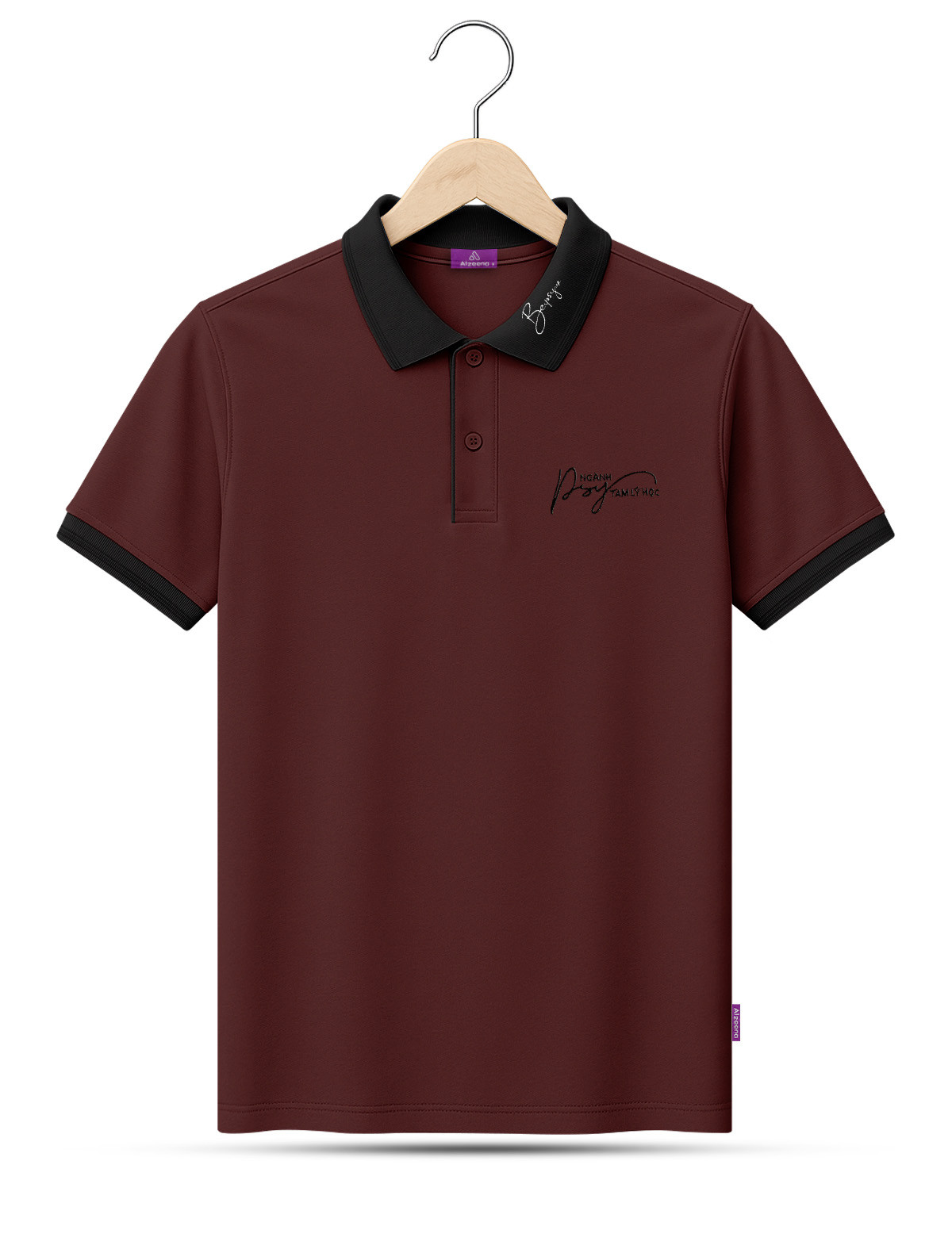 APL32 Maroon Men's Polo
