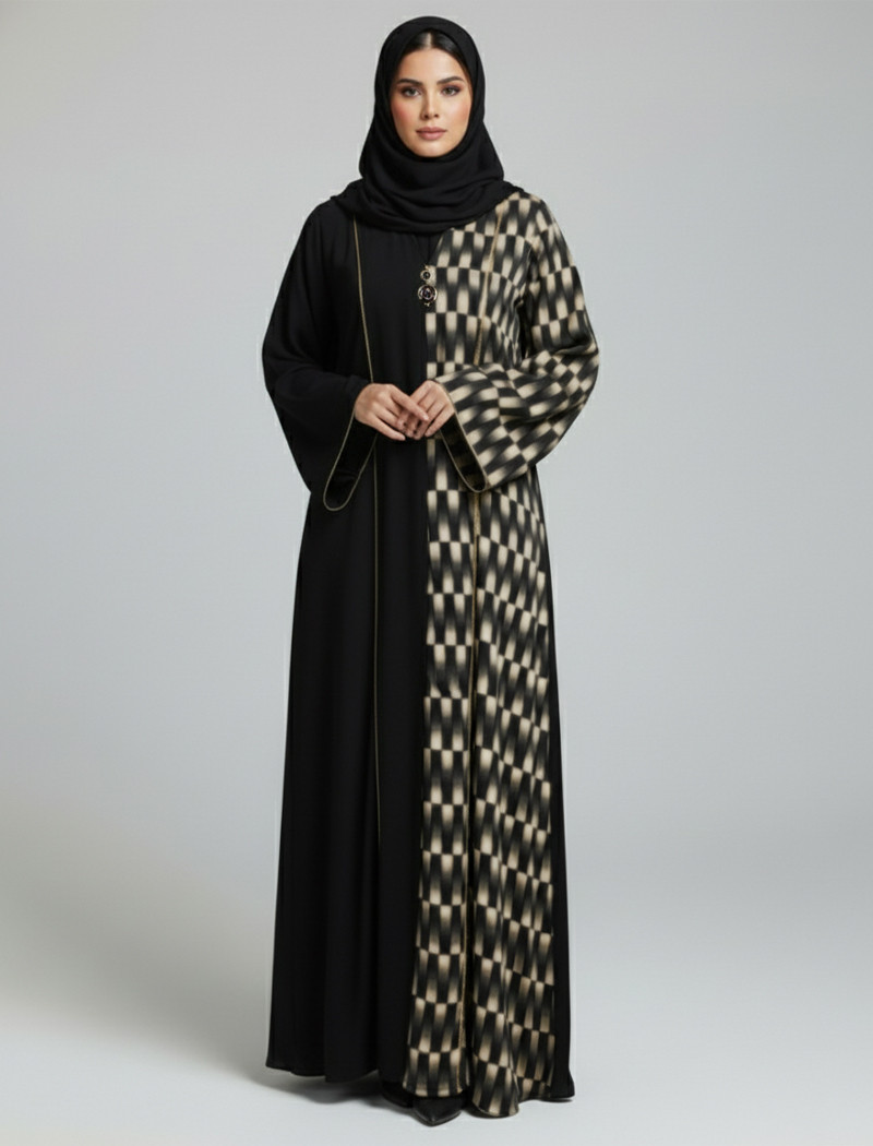 BRK06 White Shade Borkha