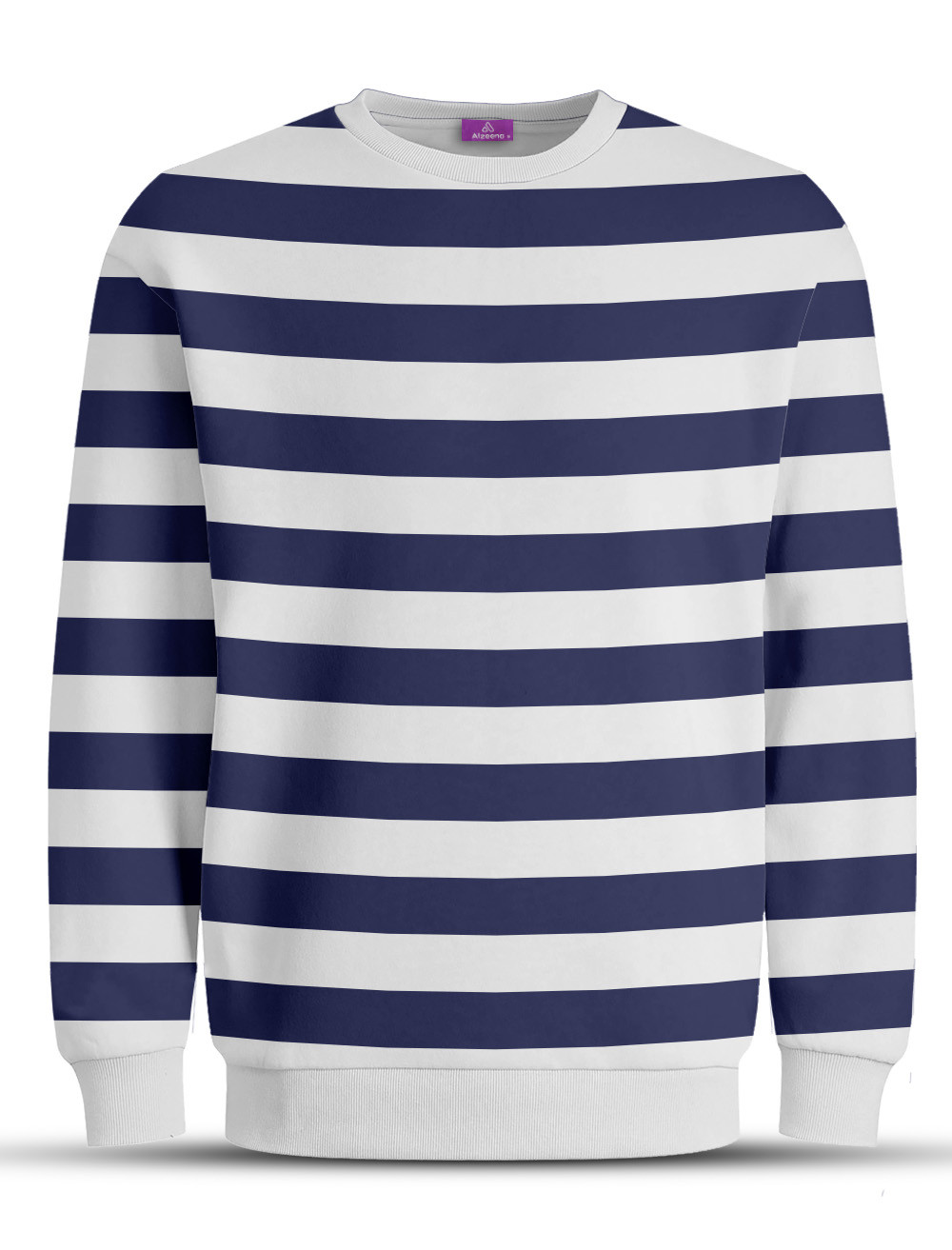 SFT48 Navy Blue & White Step Sweatshirt